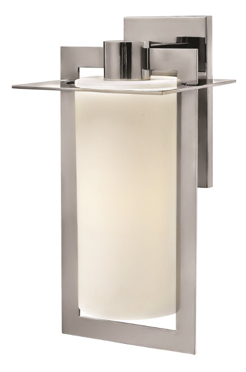 Picture of 100w Outdoor Colfax MED Etched Opal Polished Stainless Steel Large Wall Mount