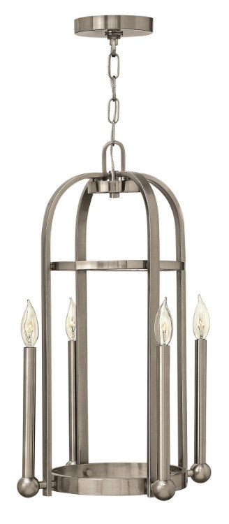 Picture of 60w Foyer Landon CAND Brushed Nickel Single Tier Foyer