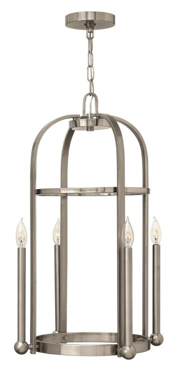 Picture of 60w Foyer Landon CAND Brushed Nickel Single Tier Foyer