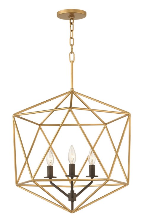 Picture of 60w Chandelier Astrid CAND Deluxe Gold Single Tier Pendant