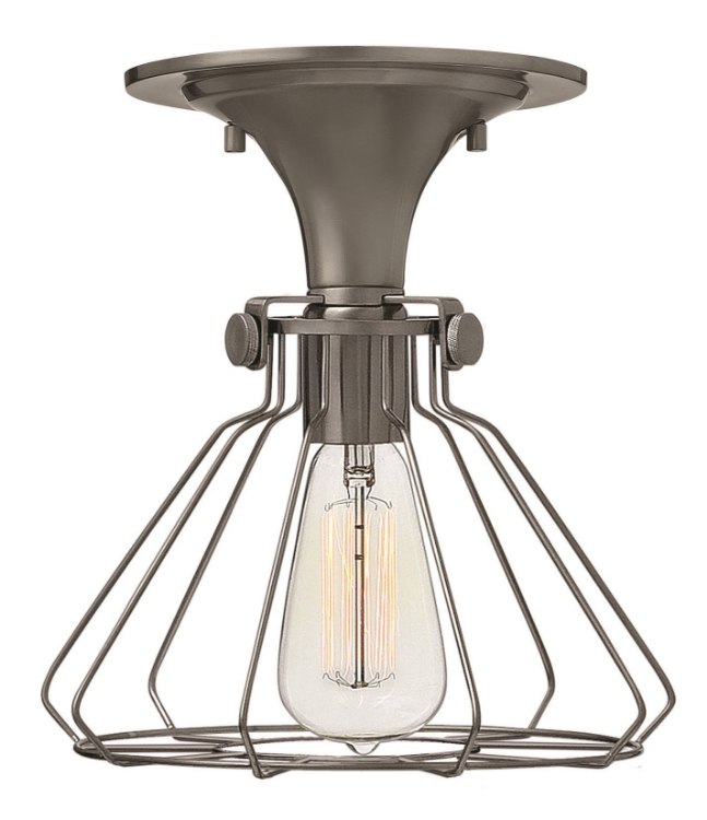 Picture of 100w Foyer Congress MED Antique Nickel Flush Mount