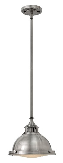 Foto para 100w Mini-Pendant Amelia MED Polished Antique Nickel Stem Hung Pendant