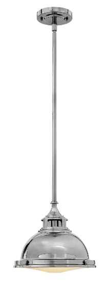 Foto para 100w Mini-Pendant Amelia MED Polished Nickel Stem Hung Pendant