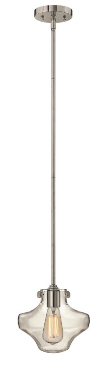 Picture of 100w Mini-Pendant Congress MED Clear Glass Chrome