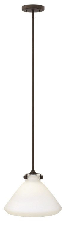 Picture of 100w Mini-Pendant Congress MED Etched Opal Oil Rubbed Bronze