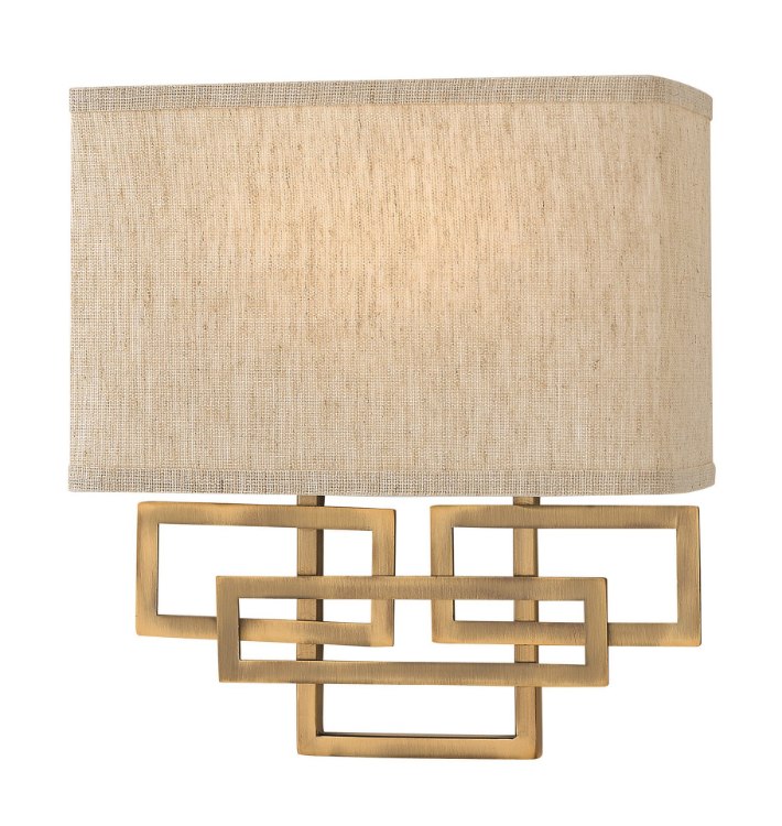 Foto para 60w Sconce Lanza CAND Brushed Bronze Two Light Sconce
