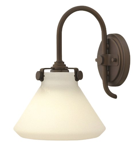 Picture of 100w Sconce Congress MED Etched Opal Oil Rubbed Bronze