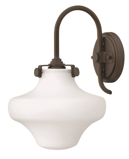 Picture of 100w Sconce Congress MED Etched Opal Oil Rubbed Bronze