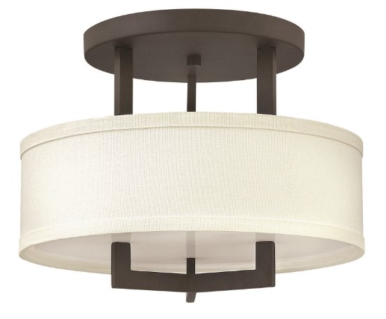 Picture of 48w Foyer Hampton LED Buckeye Bronze Semi-flush Mount