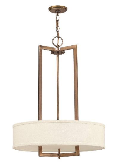 Picture of 48w Chandelier Hampton LED Brushed Bronze Inverted Pendant