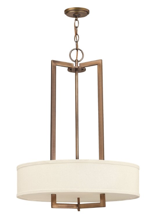 Picture of 48w Chandelier Hampton LED Brushed Bronze Inverted Pendant