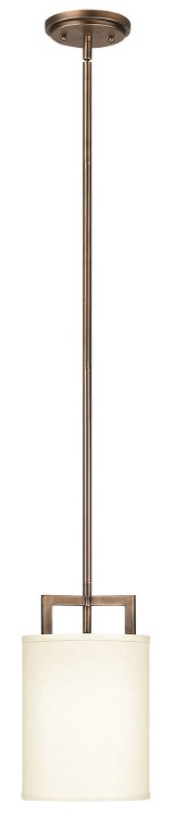 Foto para 15w Mini-Pendant Hampton LED Brushed Bronze Stem Hung Pendant