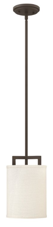 Foto para 15w Mini-Pendant Hampton LED Buckeye Bronze Stem Hung Pendant