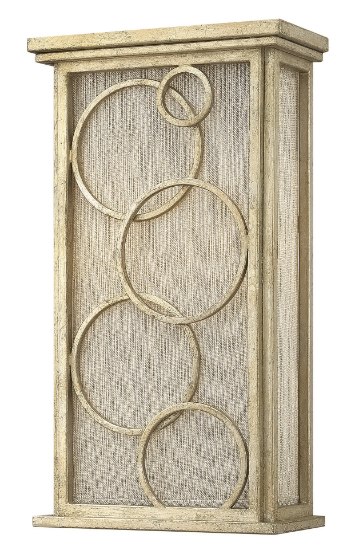 Foto para 60w Sconce Flourish CAND Silver Leaf