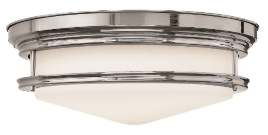 Picture of 48w Foyer Hadley LED Etched Opal Chrome Flush Mount