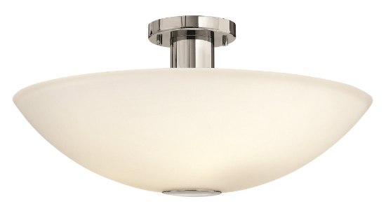 Picture of 48w Foyer Camden LED White Etched Chrome Semi-flush Mount