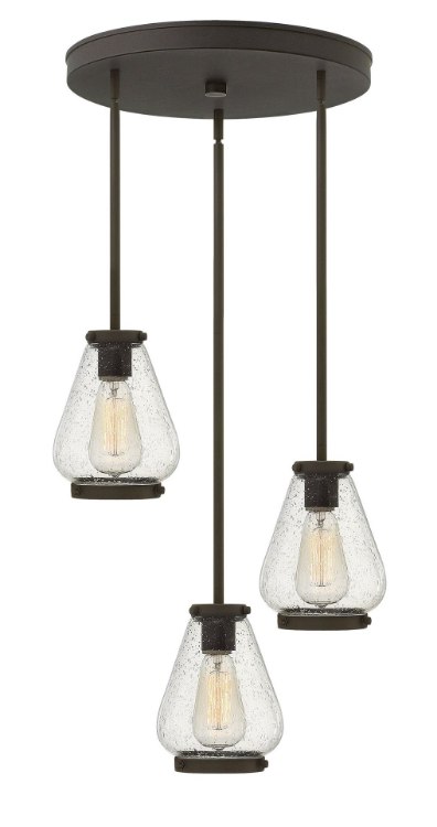 Foto para 100w Pendant Finley MED Clear Seedy Oil Rubbed Bronze Pendant Pairings