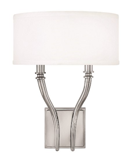 Picture of 60w Sconce Surrey CAND Polished Nickel Two Light Sconce