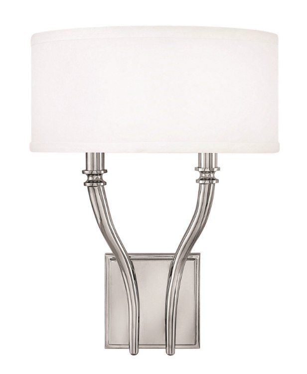 Picture of 60w Sconce Surrey CAND Polished Nickel Two Light Sconce