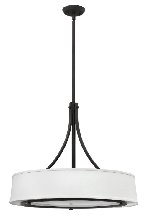 Foto para 100w Foyer Harrison MED Buckeye Bronze Stem Hung Foyer