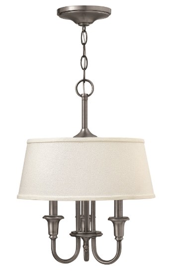 Foto para 60w Foyer Webster CAND Antique Nickel Three Light