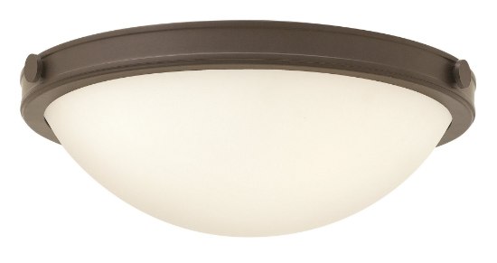 Picture of 40w Foyer Maxwell MED Etched Opal Oil Rubbed Bronze Flush Mount