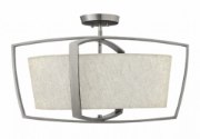 Foto para 100w Chandelier Blakely MED Brushed Nickel Stem Hung Foyer