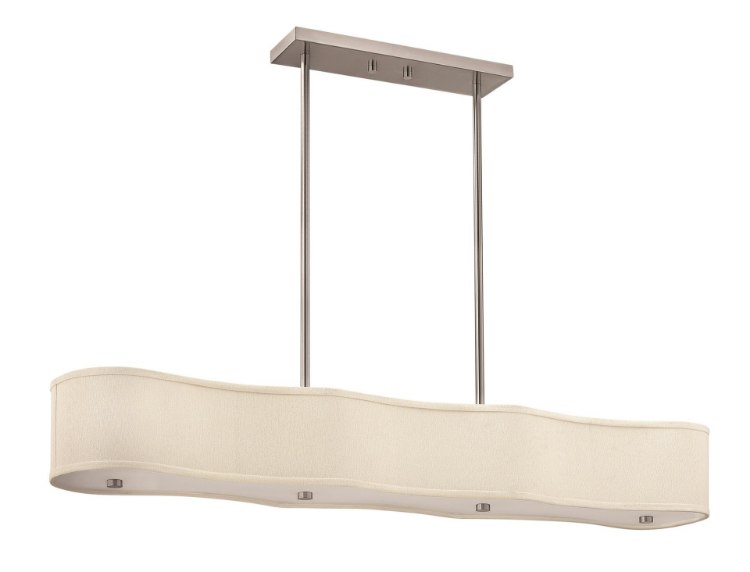 Picture of 100w Foyer Cirrus MED Brushed Nickel Semi-flush Mount