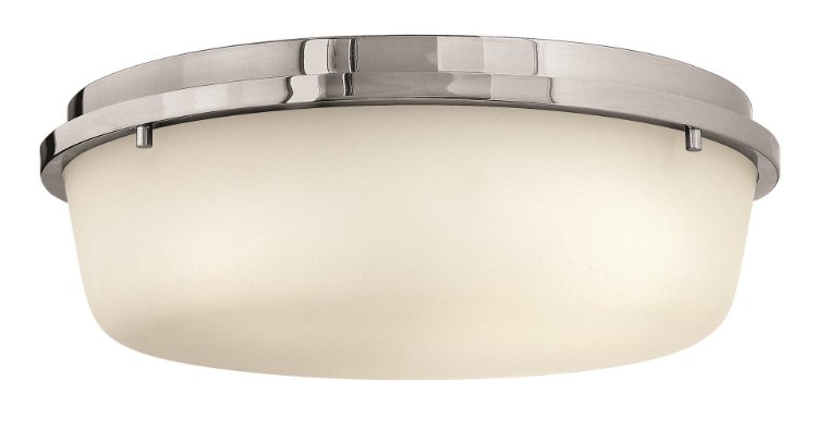 Picture of 60w Foyer Turner MED Etched Opal Chrome Flush Mount