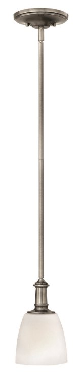 Foto para 100w Mini-Pendant Truman MED Etched Opal Antique Nickel