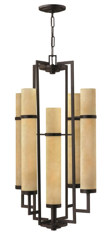 Picture of 60w Foyer Cordillera CAND Light Scavo Rustic Iron Single Tier Foyer