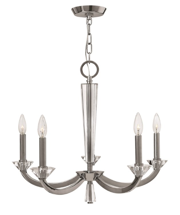 Picture of 60w Chandelier Hendrick CAND Chrome Single Tier