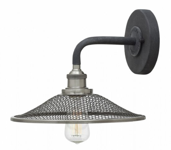 Foto para 60w Sconce Rigby MED Aged Zinc