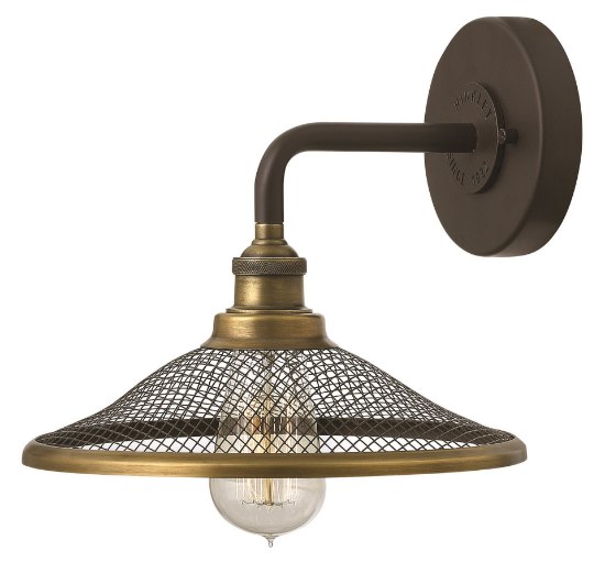 Foto para 60w Sconce Rigby MED Buckeye Bronze