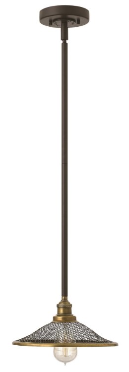 Foto para 60w Mini-Pendant Rigby MED Buckeye Bronze