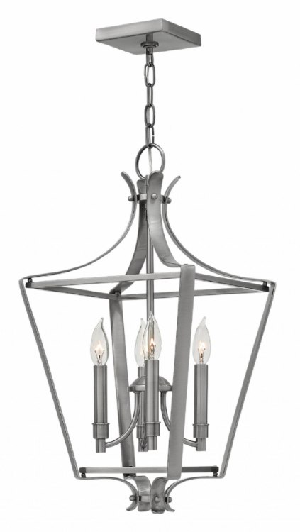 Picture of 60w Foyer Fleming CAND Polished Antique Nickel Single Tier Foyer