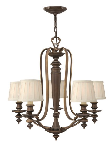 Foto para 60w Chandelier Dunhill CAND Royal Bronze Single Tier