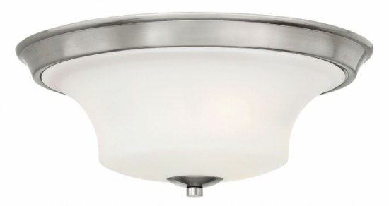 Picture of 32w Bath Brantley LED Etched Opal Brushed Nickel Flush Mount