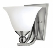 Picture of 15w Sconce Bolla LED Etched Opal Brushed Nickel