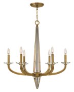 Picture of 60w Chandelier Ascher CAND Brushed Caramel Single Tier Foyer