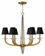 Picture of 60w Chandelier Ascher CAND Brushed Caramel Single Tier Foyer