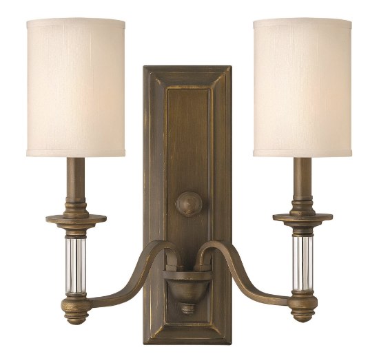 Foto para 60w Sconce Sussex CAND English Bronze Two Light Sconce