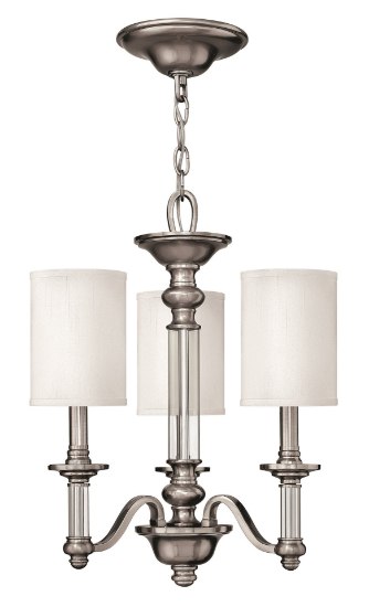 Foto para 60w Chandelier Sussex CAND Brushed Nickel Three Light