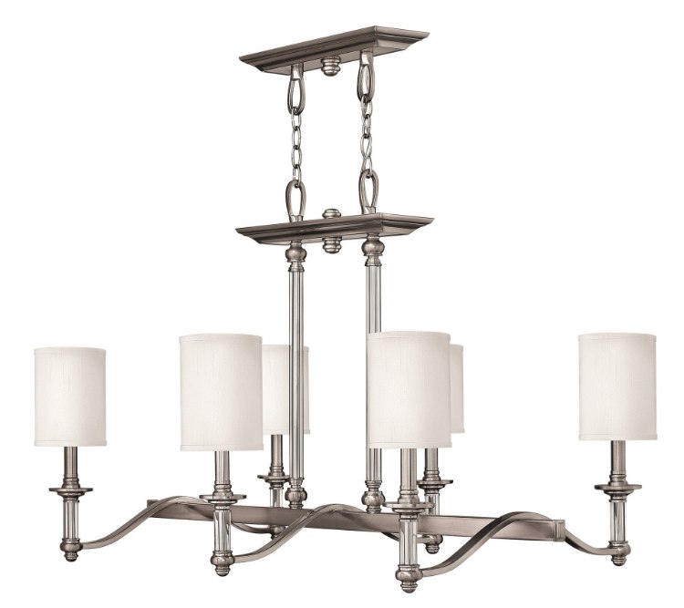 Foto para 60w Chandelier Sussex CAND Brushed Nickel Linear
