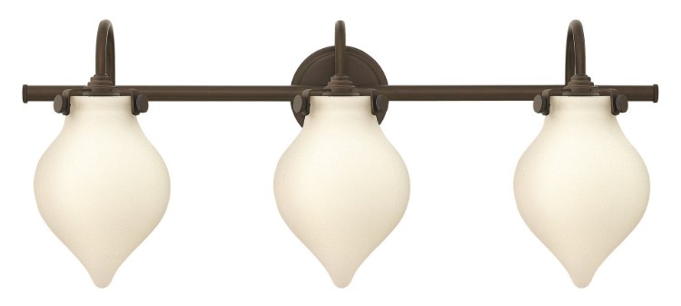 Foto para 100w Bath Congress MED Etched Opal Oil Rubbed Bronze Bath Three Light