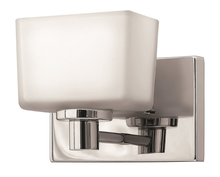 Picture of 60w Bath Taylor G-9 Etched White Chrome Bath Sconce