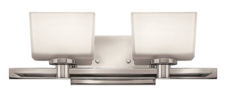 Foto para 4.5w Bath Taylor G9 LED Etched White Chrome Bath Two Light