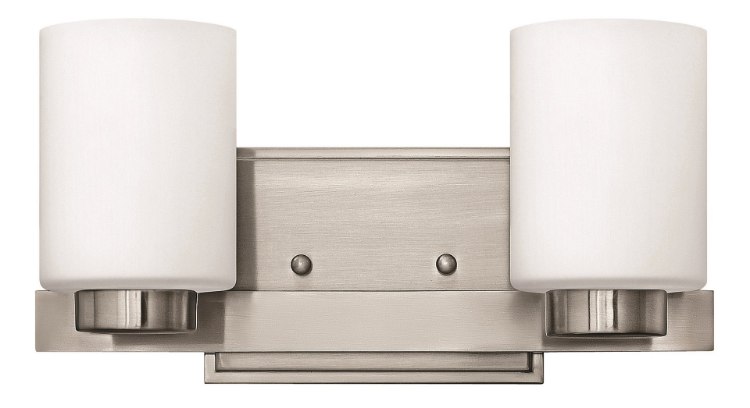 Picture of 60w Bath Miley G-9 White Etched Brushed Nickel Bath Two Light