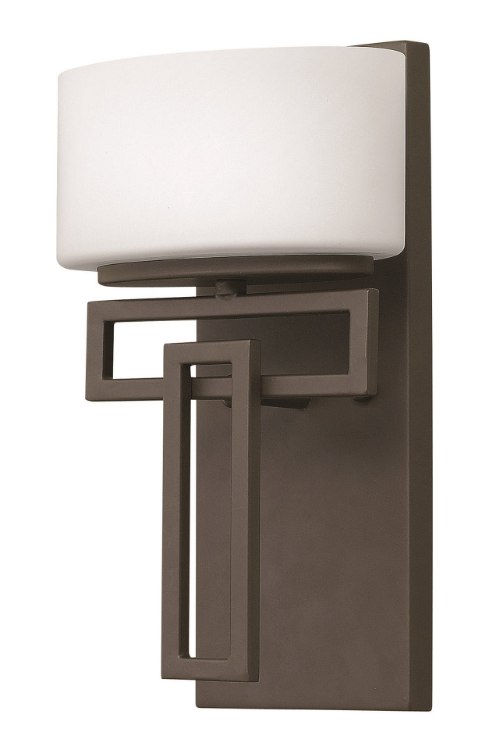 Picture of 60w Bath Lanza G-9 Etched Opal Buckeye Bronze Bath Sconce