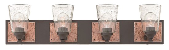 Foto para 100w Bath Jackson MED Clear Seedy Buckeye Bronze Bath Four Light